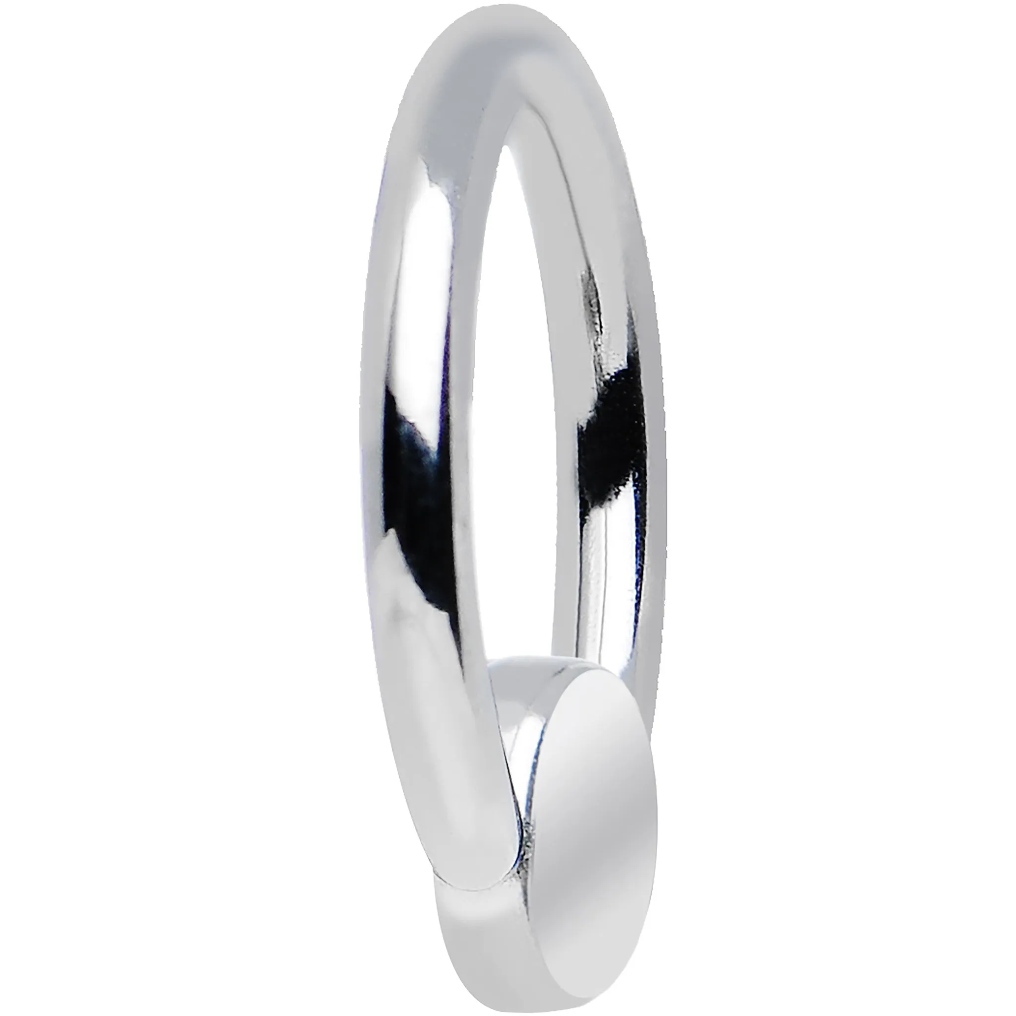 16 Gauge 5/16 BCR Steel Captive Ring 4mm Flat Disc