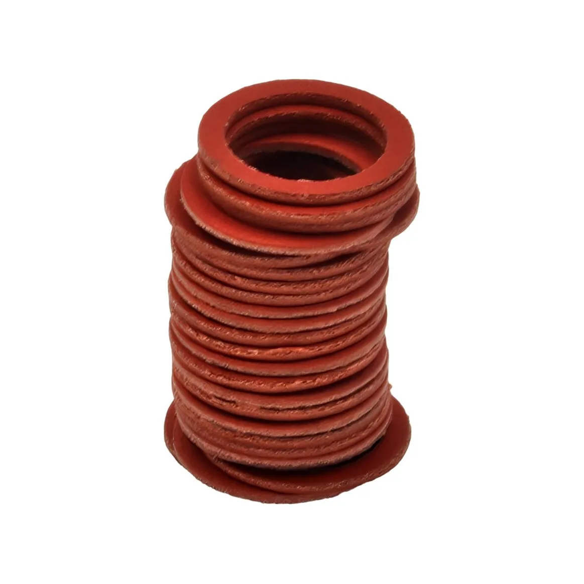 25pk M12.8x9.5x0.8mm Red Fibre Flat Washers