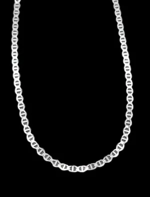 30" Sterling Silver Chain Flat Marina