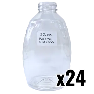 32 oz Plastic Classic Honey Jars