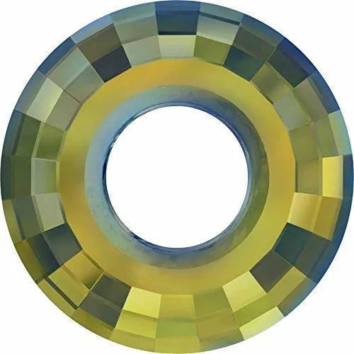 6039 Swarovski Disk Pendants