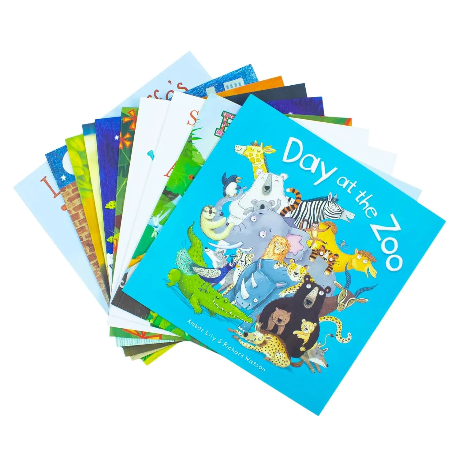 A Day at the Zoo 10 Animal Stories Illustrated Picture Flats Book Collection: (Animal Magic)