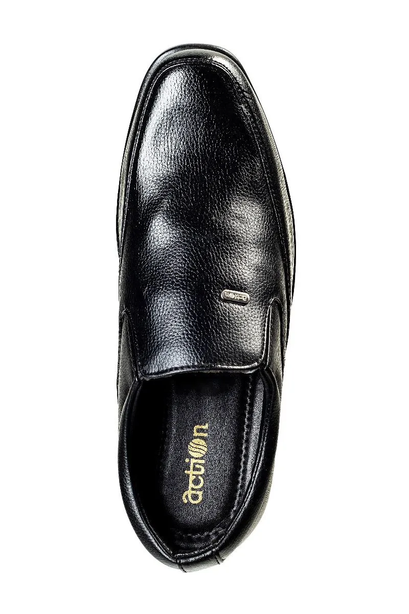 Action Gents Black Formal Shoe