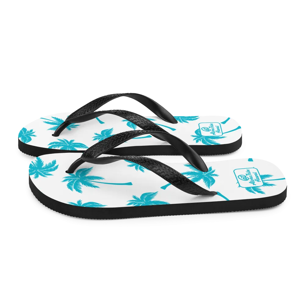 Aloha Tribe -Palm Tree Monogram- Flip-Flops