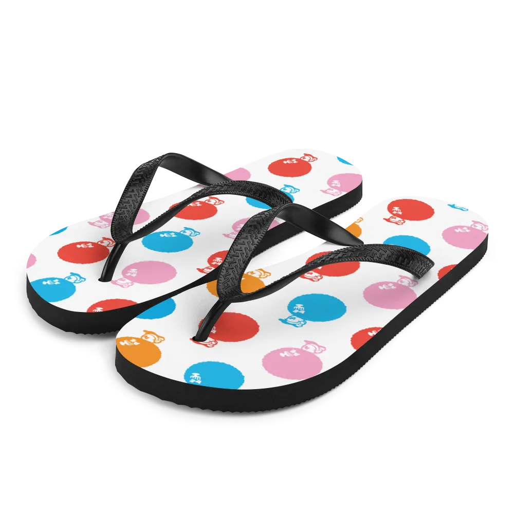 Alter Ego -Afro Dots- Flip-Flops