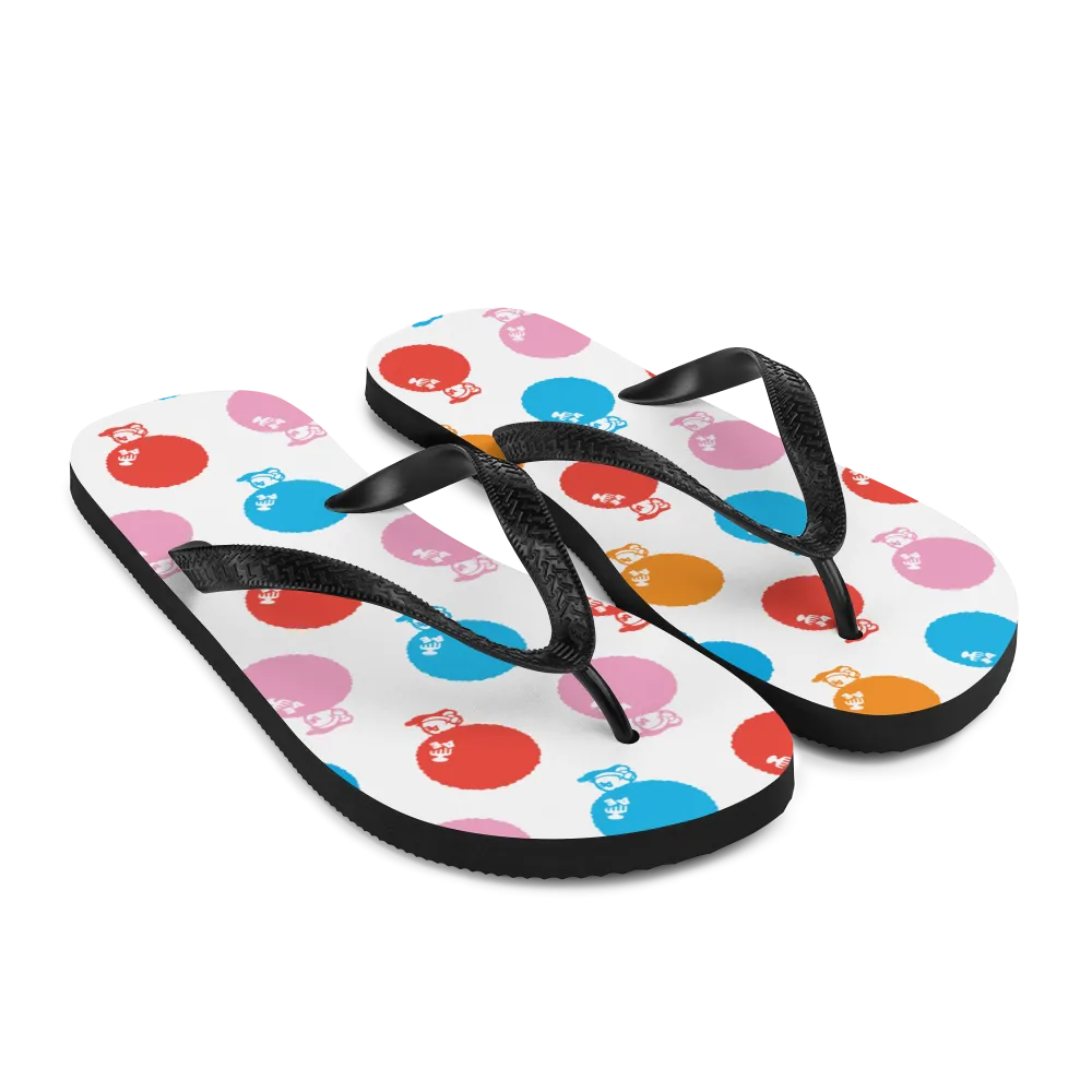 Alter Ego -Afro Dots- Flip-Flops