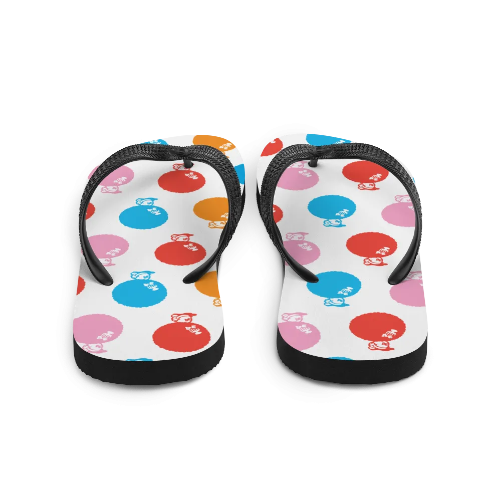 Alter Ego -Afro Dots- Flip-Flops