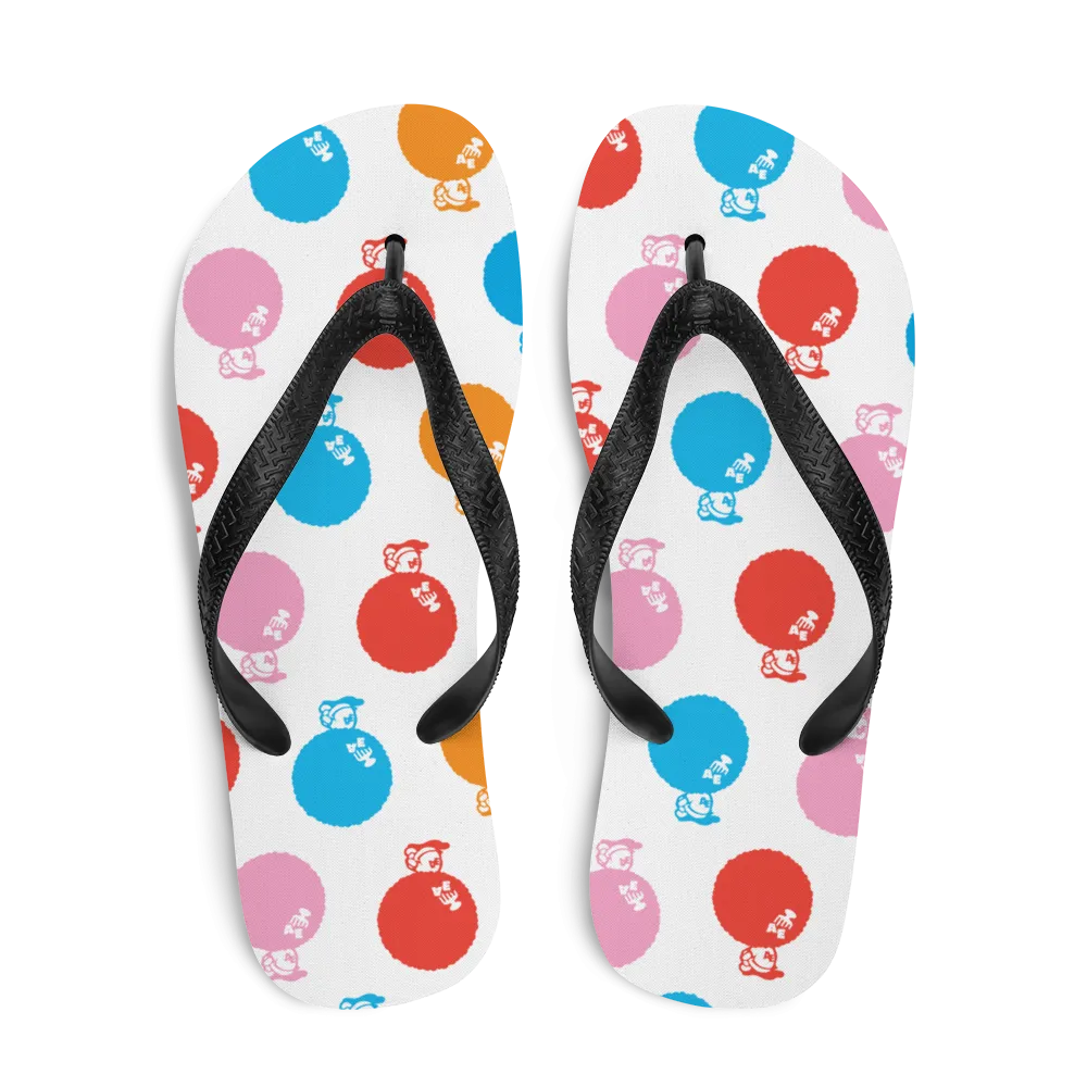 Alter Ego -Afro Dots- Flip-Flops