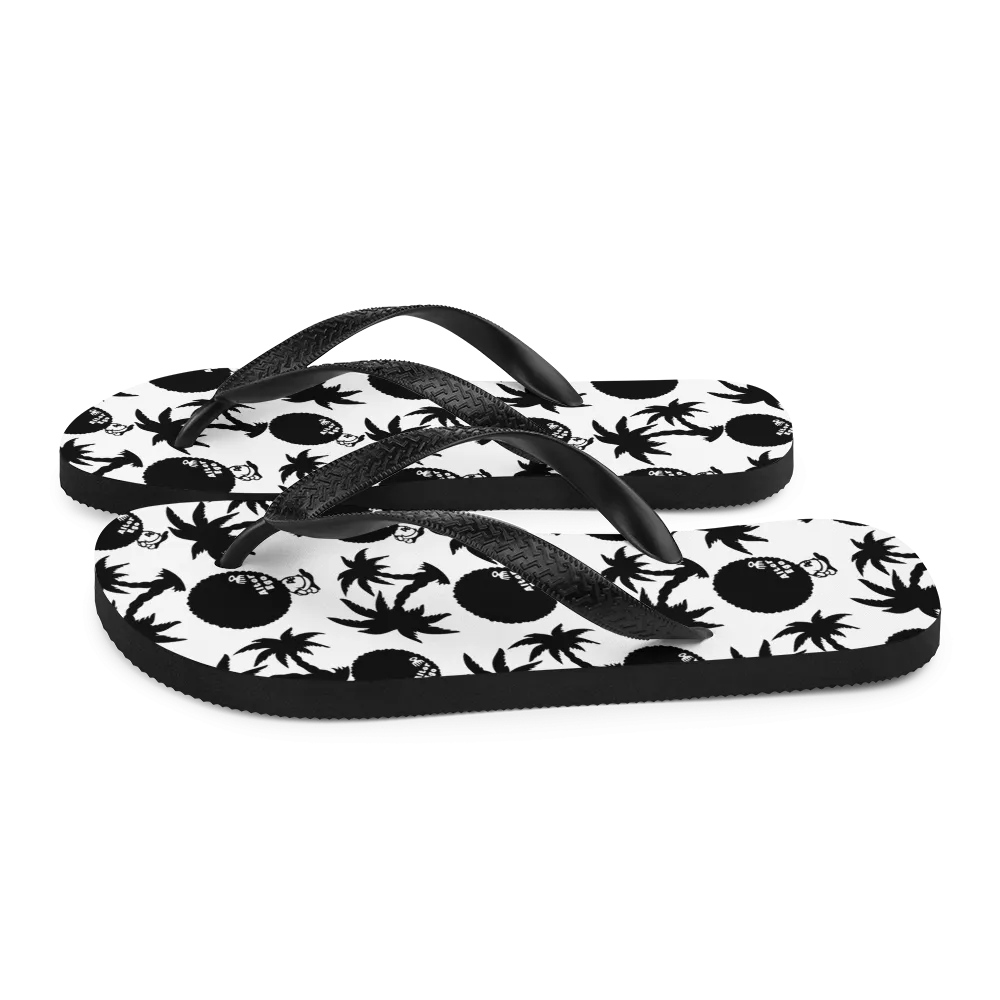 Alter Ego -Palm Tree Monogram- Flip-Flops