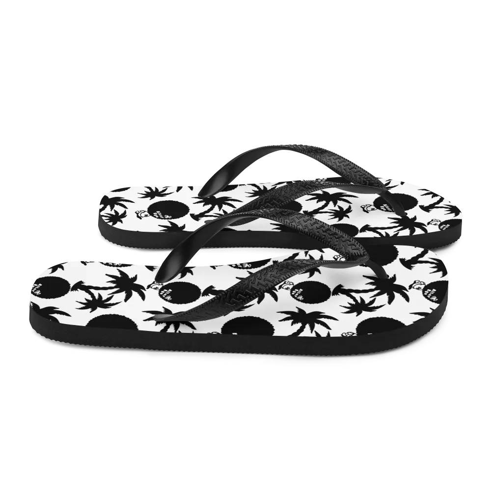 Alter Ego -Palm Tree Monogram- Flip-Flops