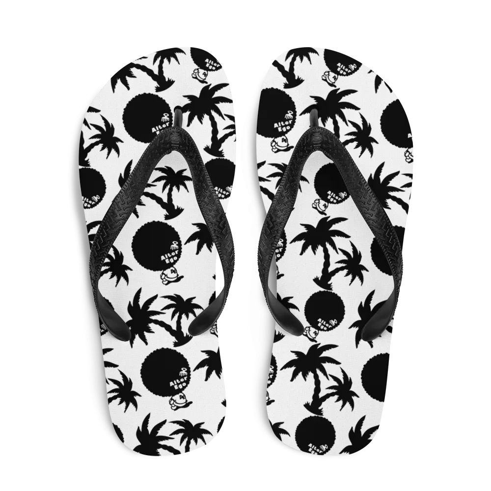 Alter Ego -Palm Tree Monogram- Flip-Flops