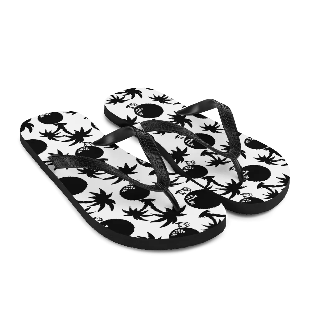 Alter Ego -Palm Tree Monogram- Flip-Flops