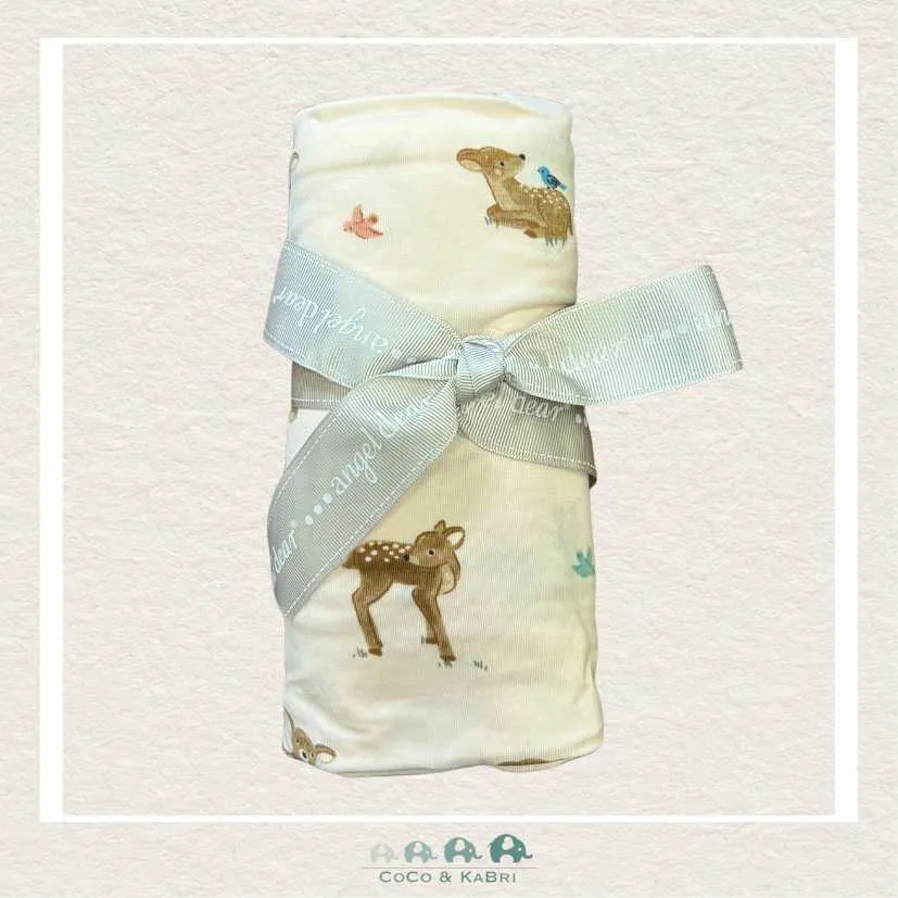 Angel Dear: Bamboo Jersey Swaddle Blanket - Soft Deer