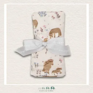 Angel Dear Pretty Ponies - Swaddle Blanket