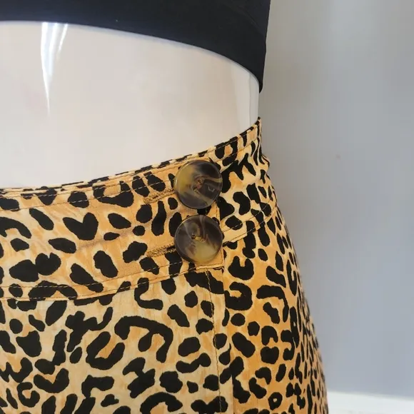 Anthropologie Faithfull Valois Leopard Wrap Skirt, VGUC, Size 4