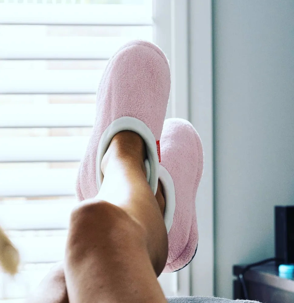 ARCHLINE Orthotic Slippers Closed Scuffs Pain Relief Moccasins - Pink - EUR 37