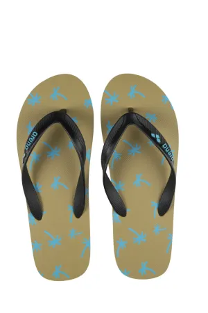Arena Beach Flip Flop - Palm-Dark Olive