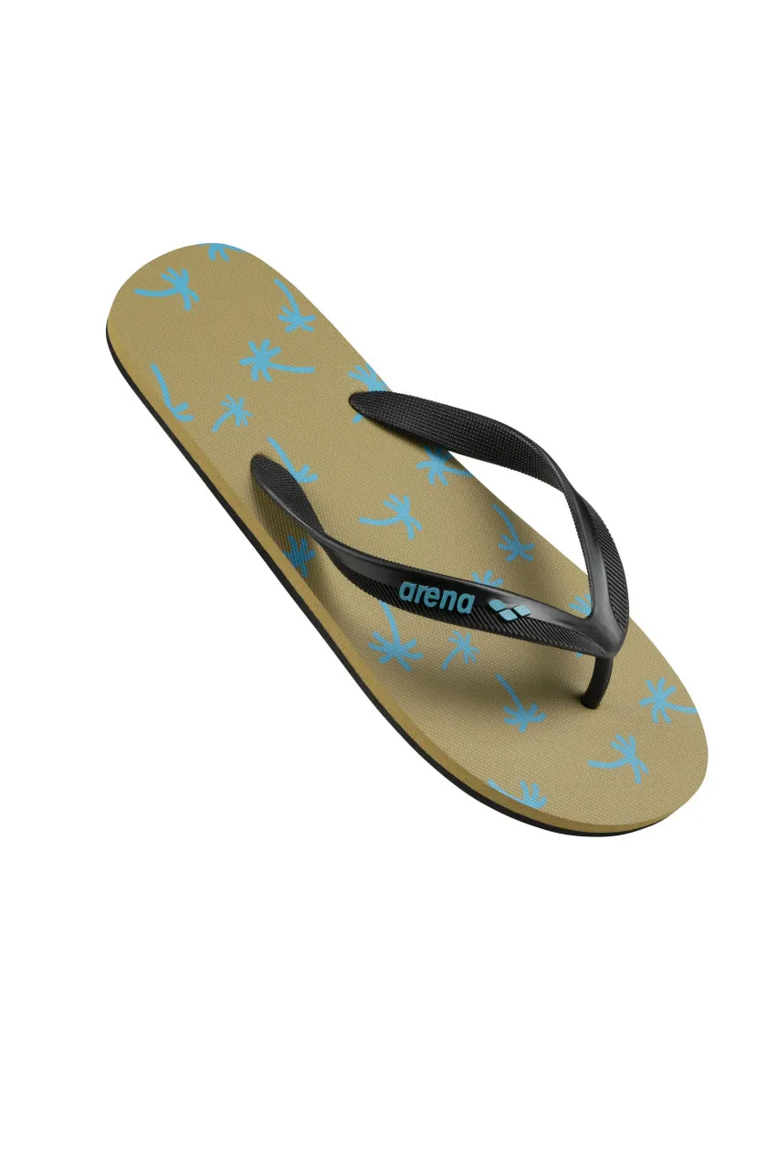 Arena Beach Flip Flop - Palm-Dark Olive