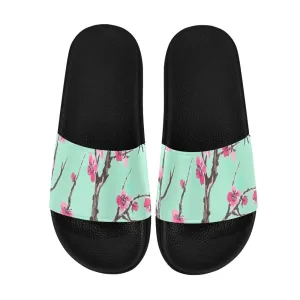 Arizona Green Tea Pattern Men's Slide Sandals