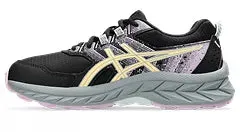 Asics Pre Venture 9 GS  Girl's Trail Shoe Black/ Light Orange