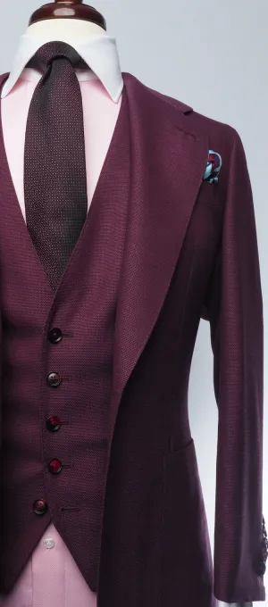 Aubergine Mesh Suit