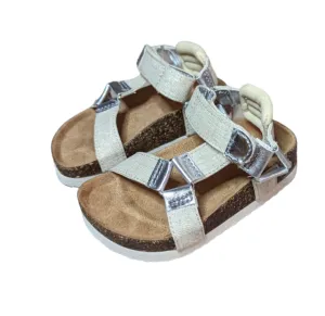 baby GAP Silver Cork Sandals
