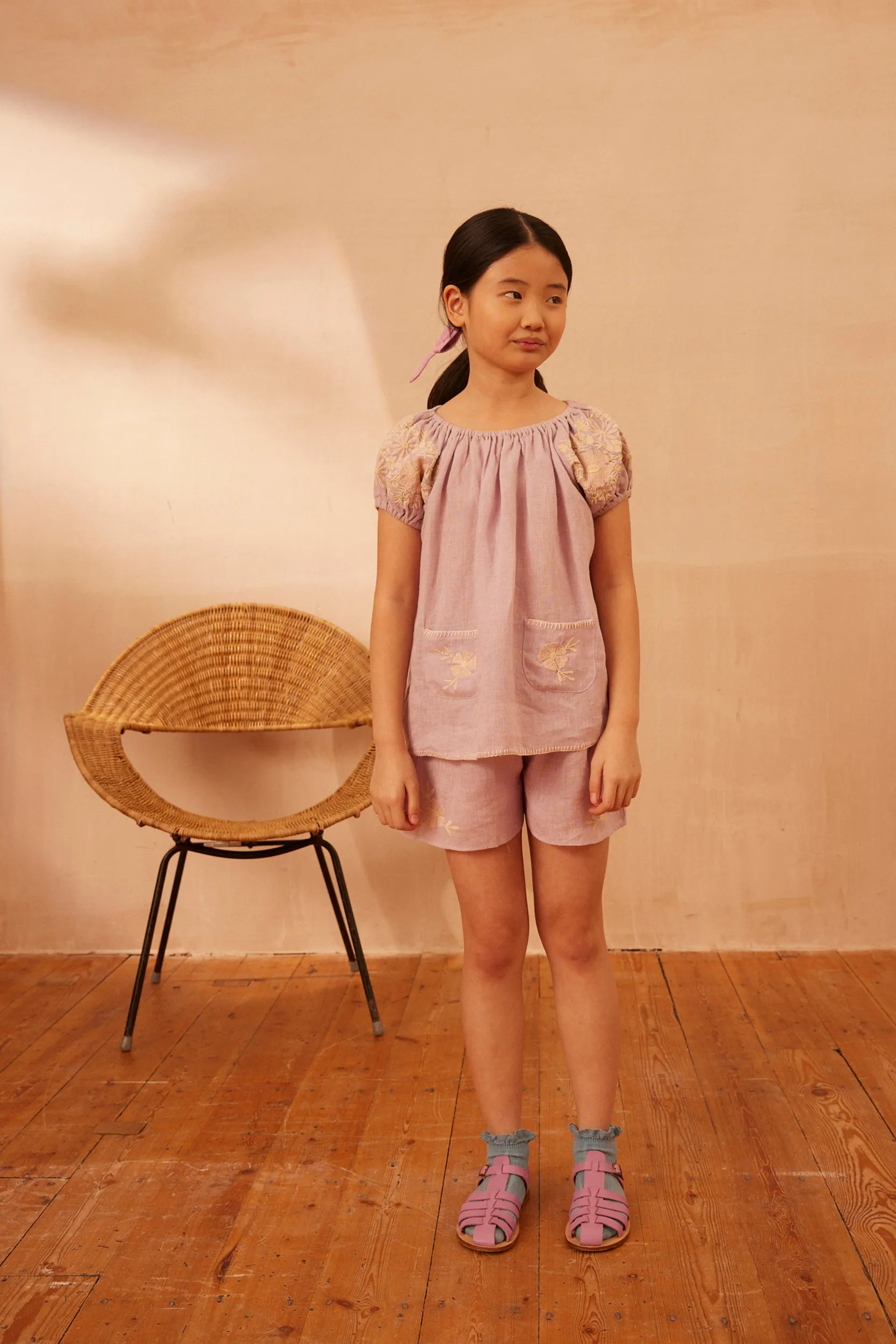 Barbara Short Set, Lavender
