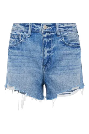 Beck Raw Hem Jean Short | Santee Destruct
