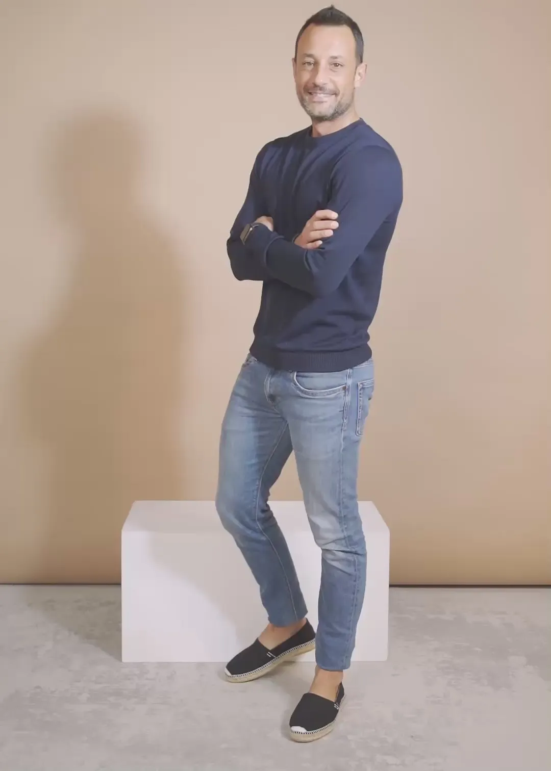 Begur Canvas Men's Espadrille Flats