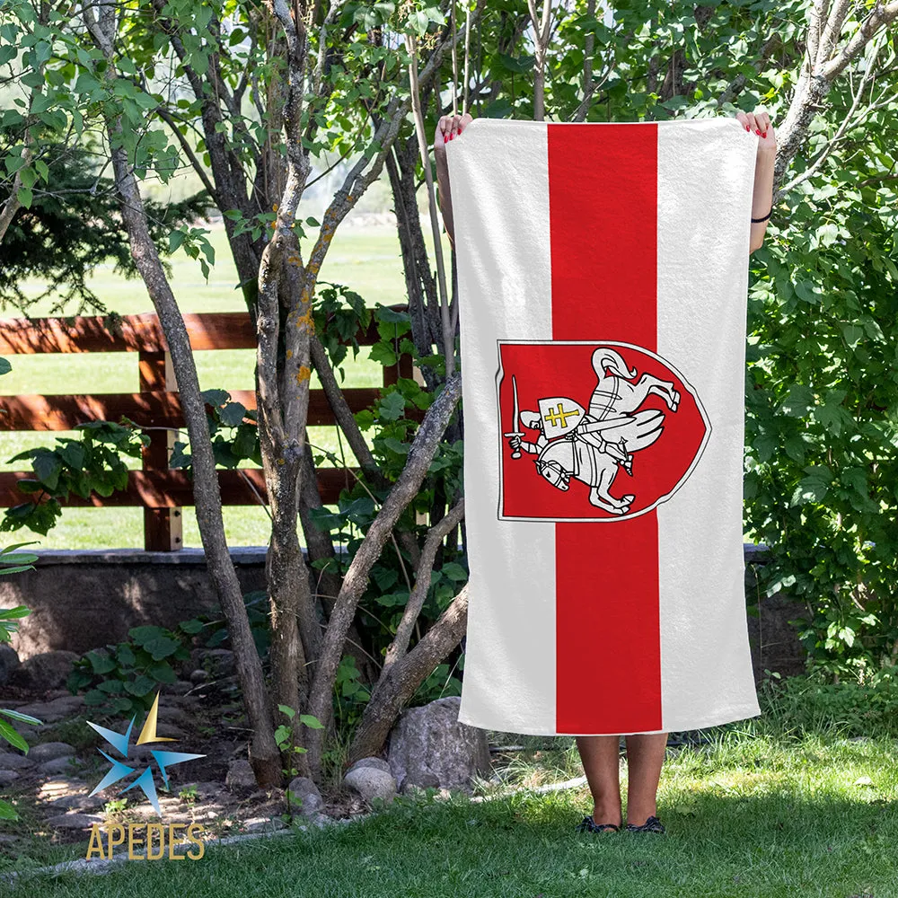 Belarus Knight Pogonya Chase Beach & Bath Towel Rectangle 30″ × 60″