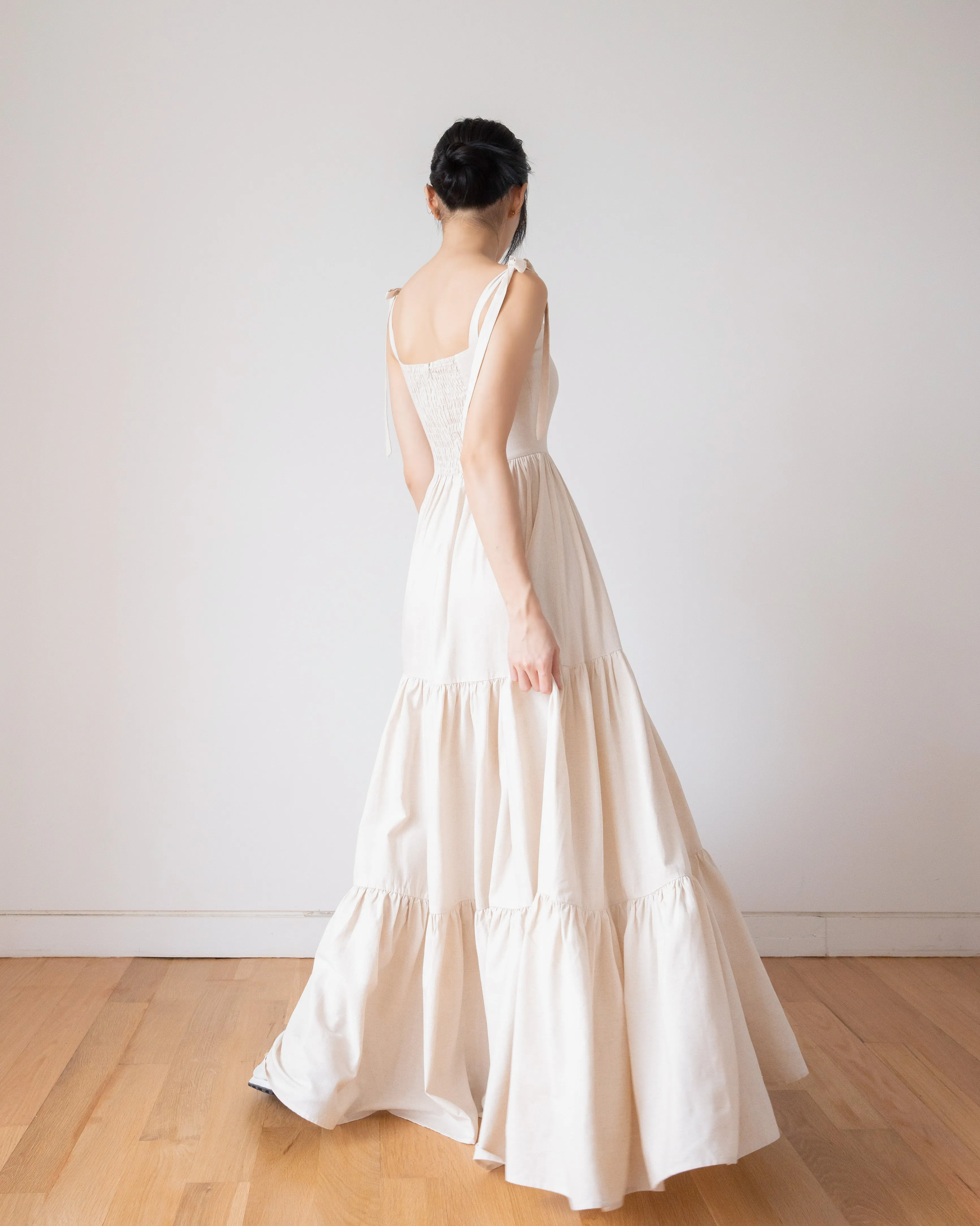 BELLE Maxi Dress in Cream
