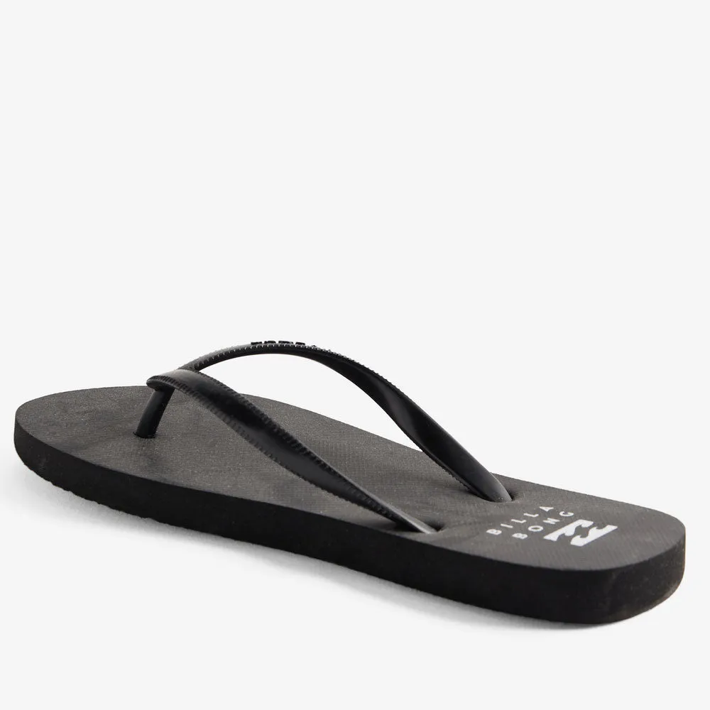 Billabong Womens Dama Flip Flops - Black/White
