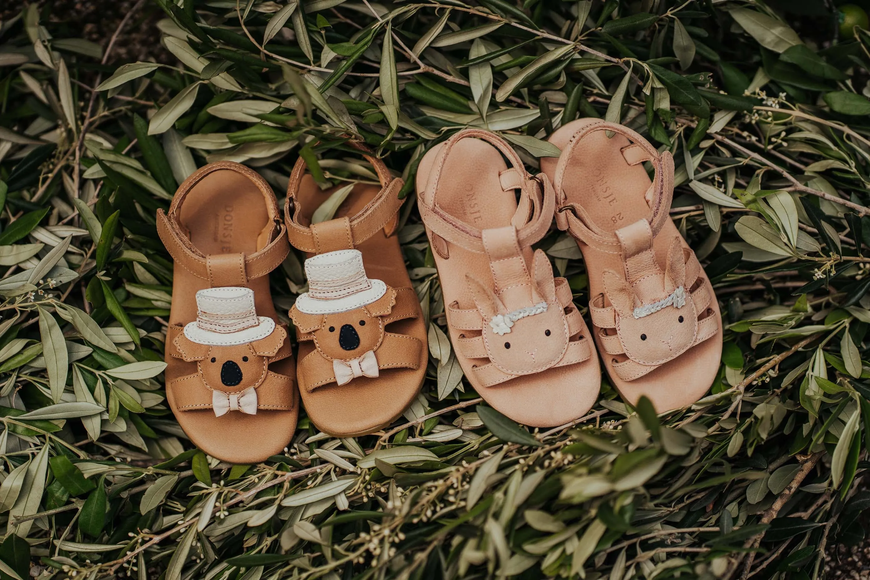 Billey Sandals | Bride | Coral Betting Leather