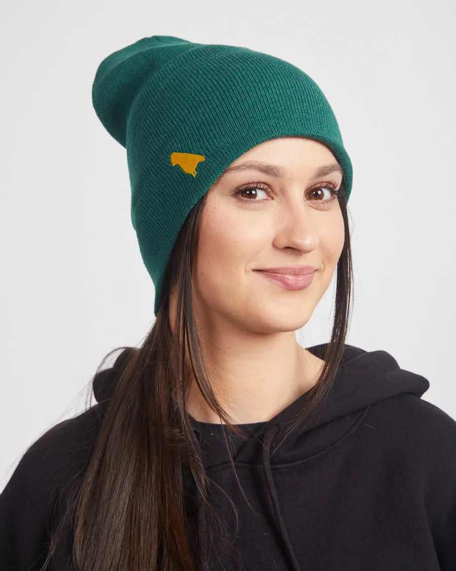 Bird Beanie Forrest Green
