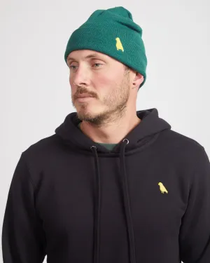 Bird Beanie Forrest Green