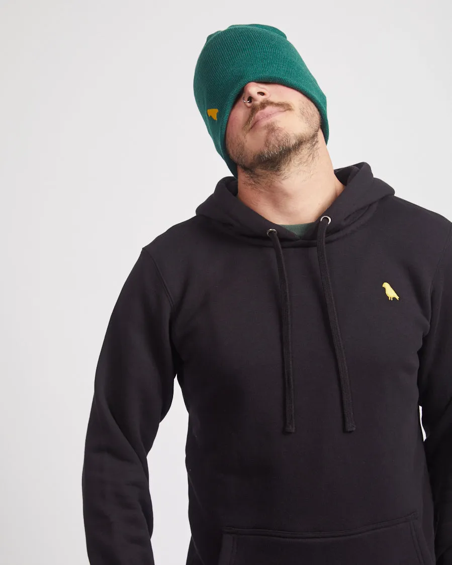 Bird Beanie Forrest Green