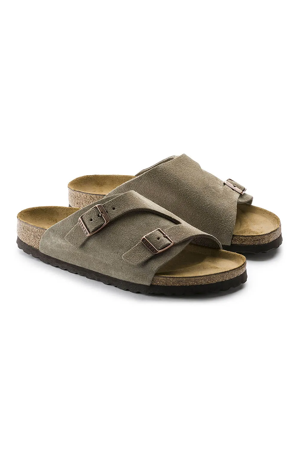 Birkenstock Zurick Suede Sandals for Women in Taupe | 50463