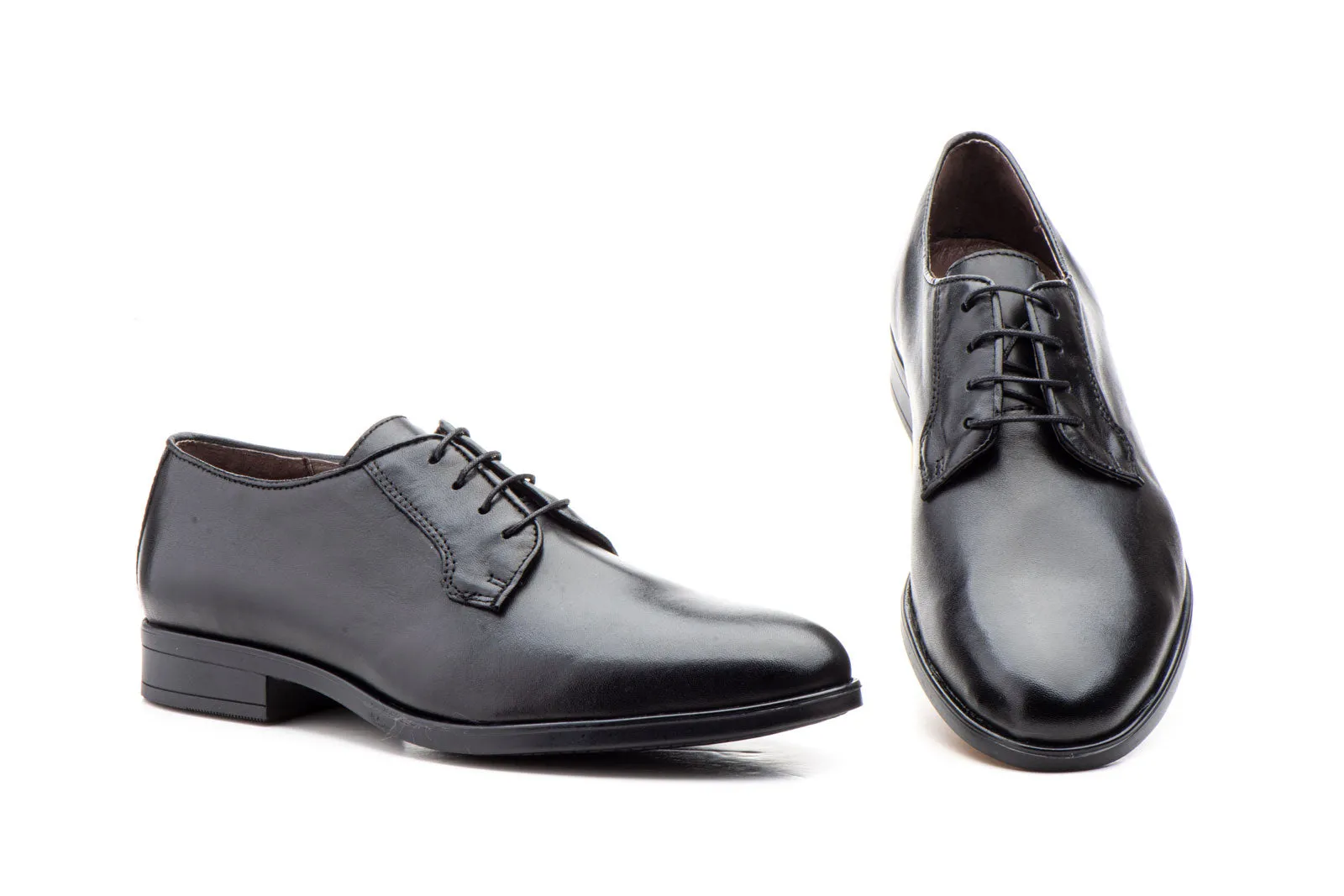Black Lace-Up Shoes