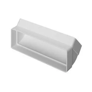Blauberg Flat Plastic Ducting Vertical 45 Degree Bend - 204x60mm