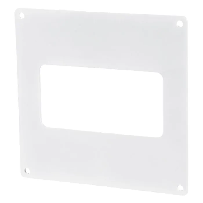 Blauberg Flat Plastic Ducting Wall Plate - 110x54mm