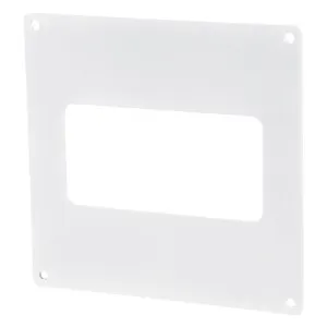 Blauberg Flat Plastic Ducting Wall Plate - 110x54mm