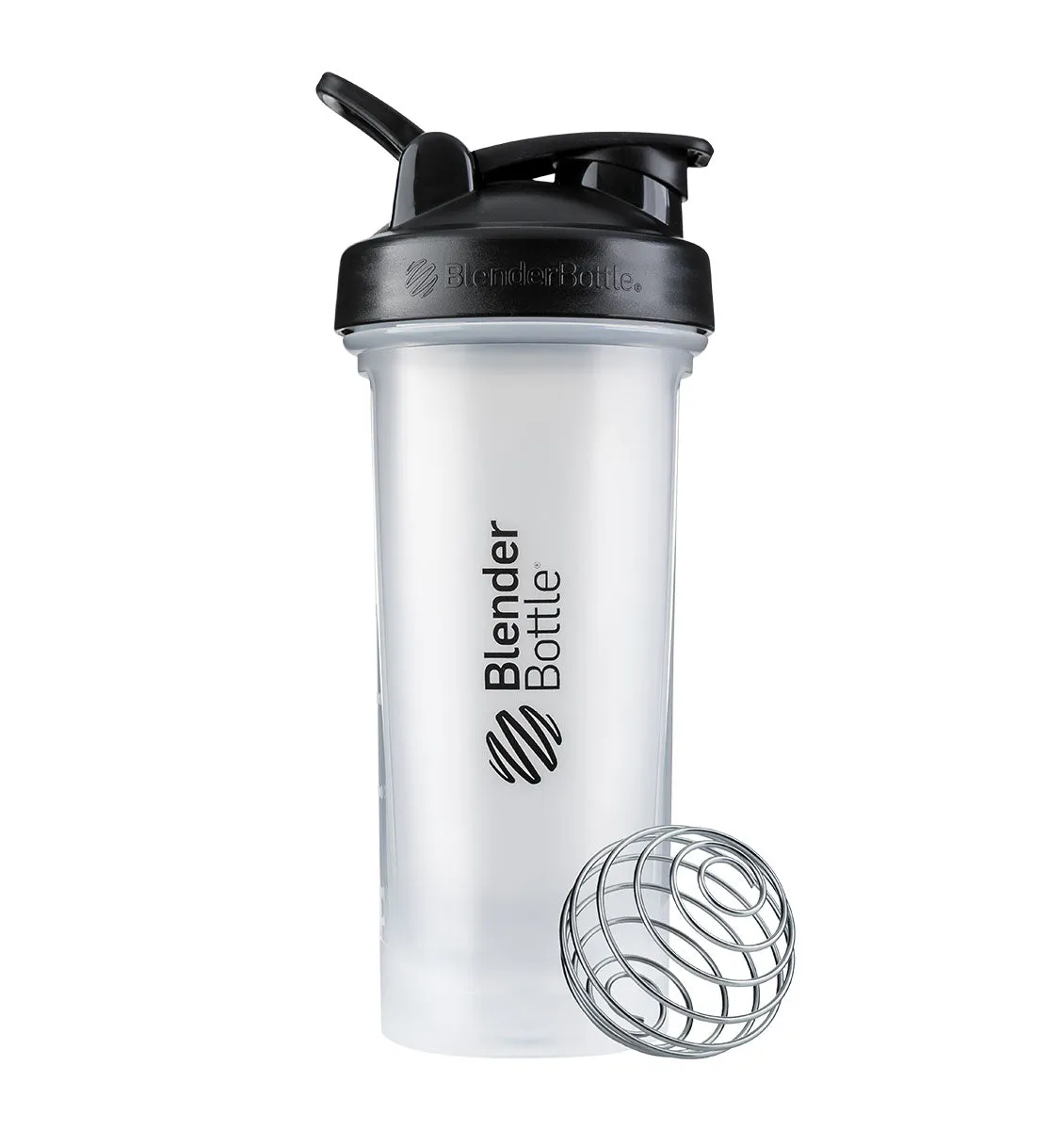 BlenderBottle Classic V2 Shaker Bottle - 28oz/828mL - Clear/Black