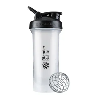 BlenderBottle Classic V2 Shaker Bottle - 28oz/828mL - Clear/Black