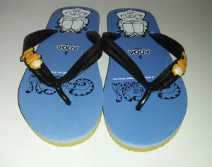 Blue Garfield Flip Flops Adda