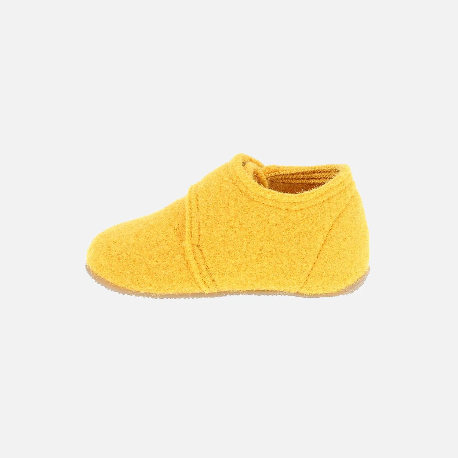 Boiled Wool Slipper Shoe - Inca Gold