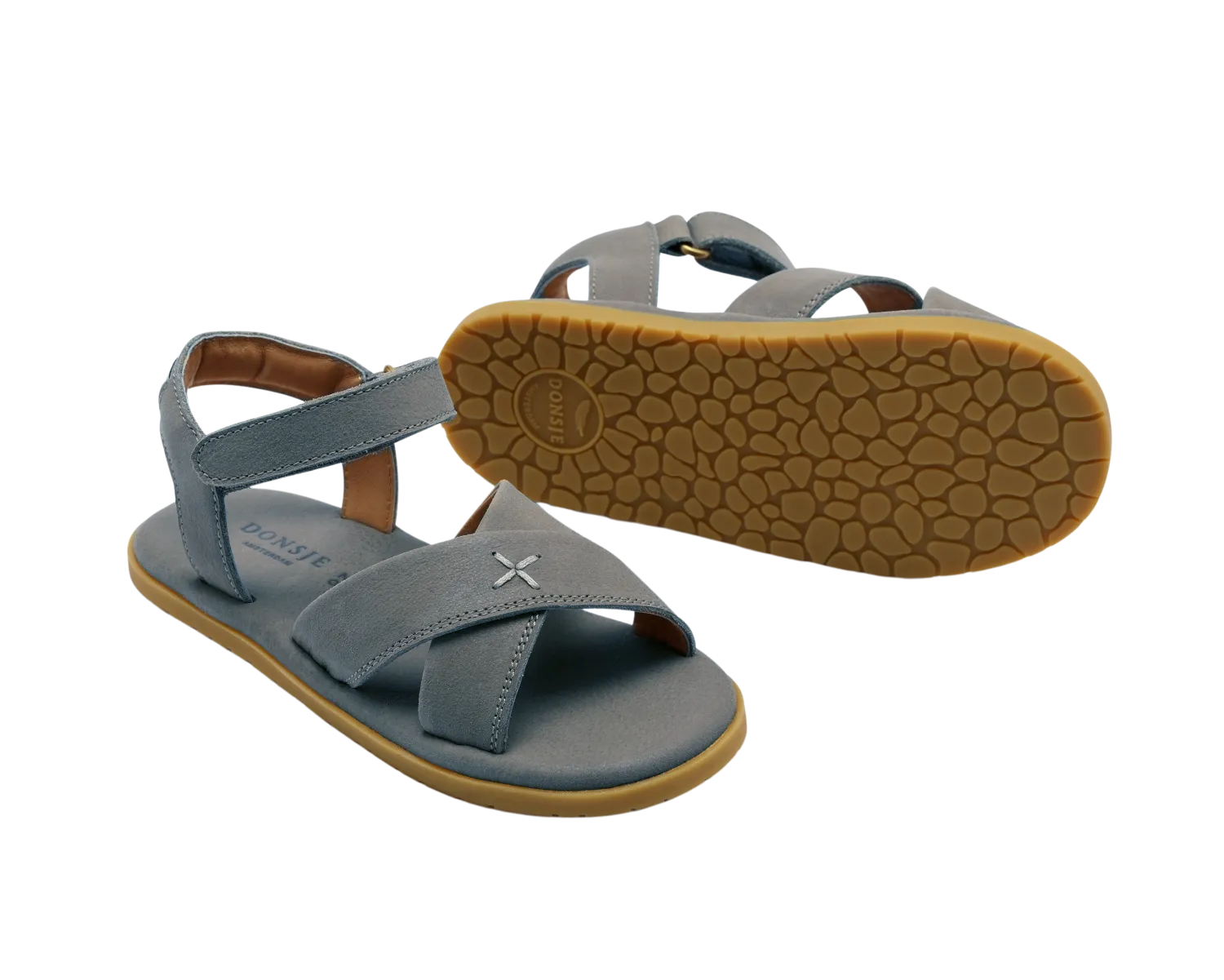 Botis Sandals | Petrol Leather