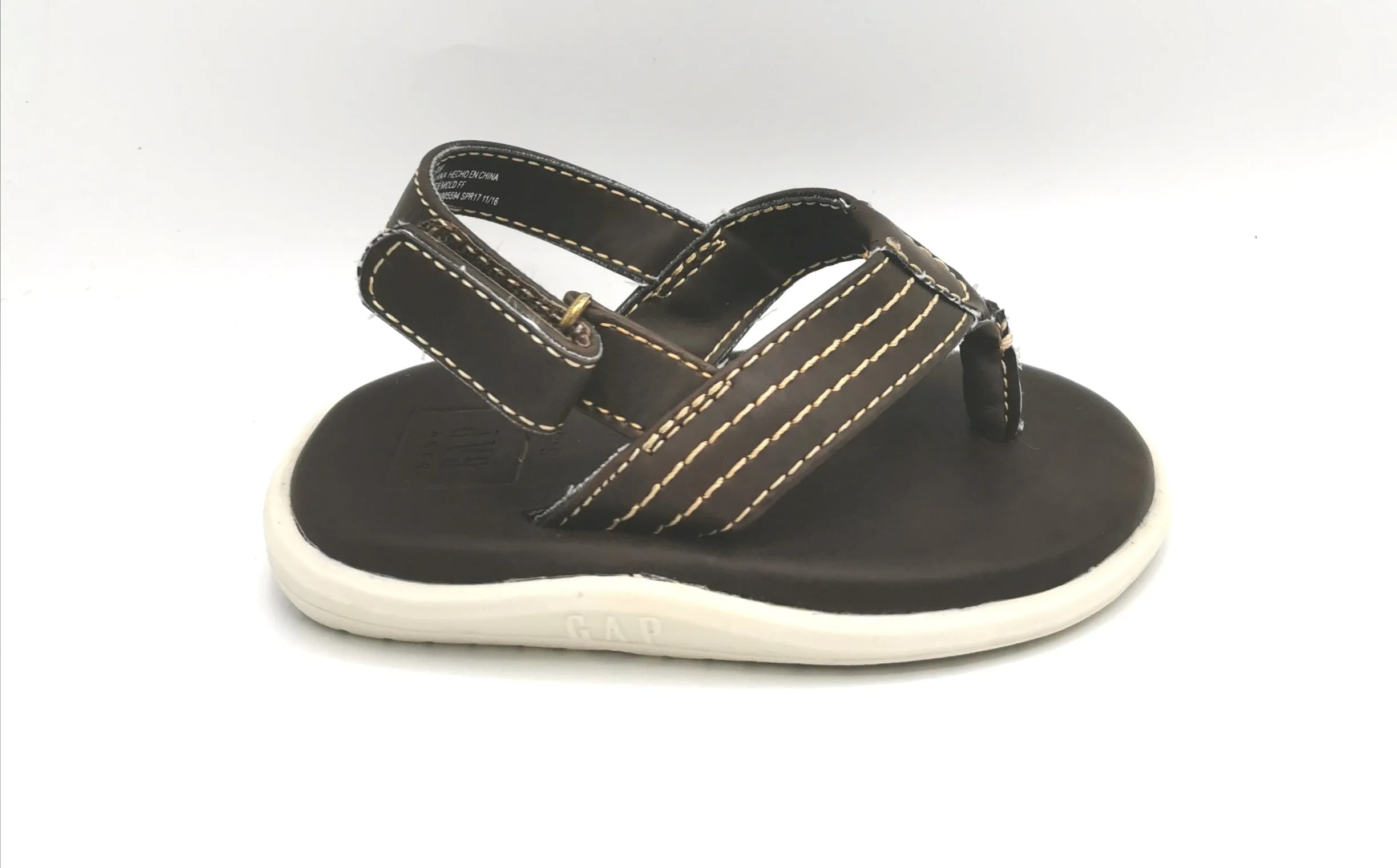 BOY SIZE 5/6 TODDLER - Baby GAP, Velcro Sandals EUC B9