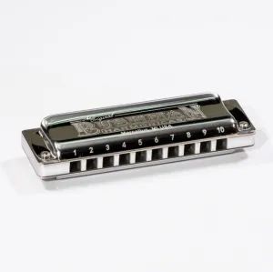 Bushman 'Delta Frost Steelie' Diatonic Harmonica