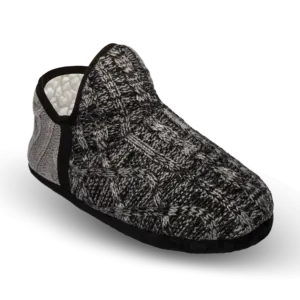 Cable Knit Slippers | Grey Brodie