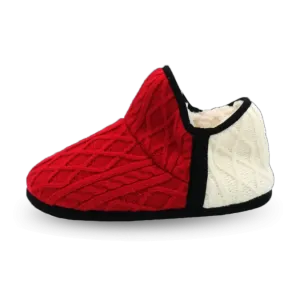 Cable Knit Slippers | Red Brodie